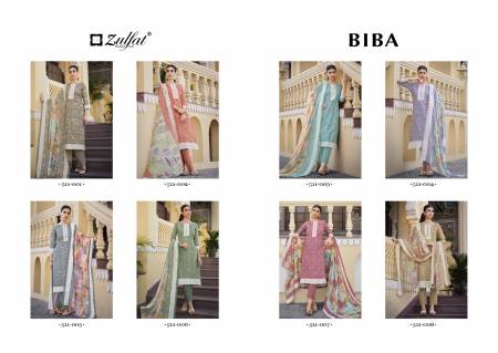 Biba By Zulfat Cotton Dress Material Catalog
